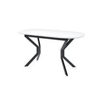 ESSTISCH VITO M Ausziehbar 150 - 190 / 80 x 77 cm - Schwarz/Weiß, Holz (150/80/77cm) - MASSENO