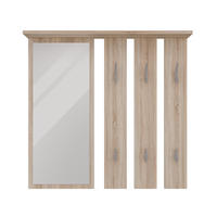 WANDGARDEROBE Sonoma 85/82/15 - Sonoma Eiche, Holzwerkstoff (85/82/15cm) - RAUMHIRSCH FURNITURE