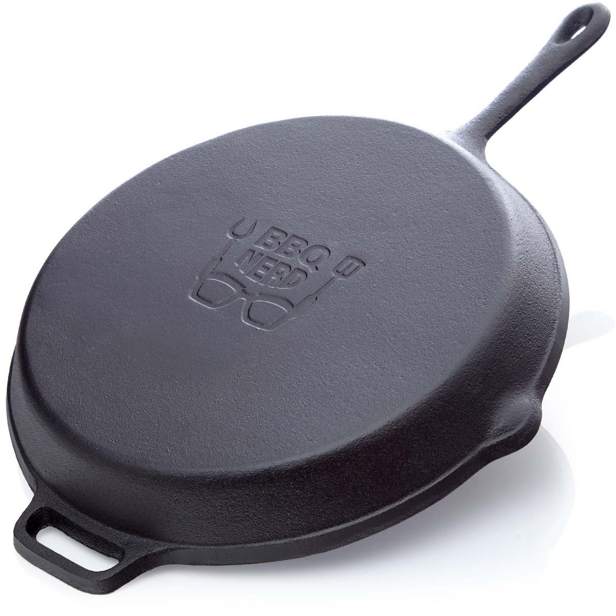 GRILLPFANNE Gusseisen Ø35cm 4600g mit Griff - Pfanne Gusspfanne - Schwarz, Metall (36.5/6/55cm) - BBQ Nerd
