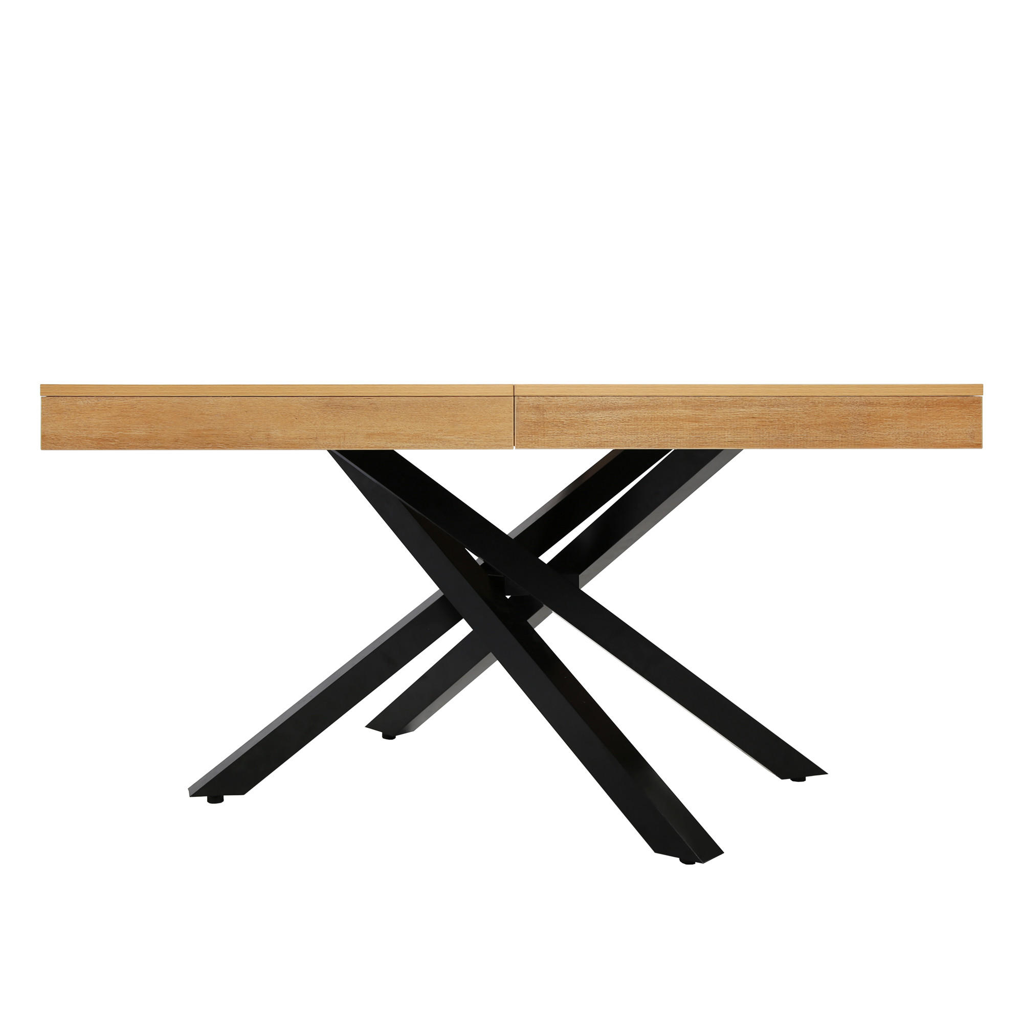 ESSTISCH Ausziehbar 140 bis 170 cm in Eiche hell - Eichefarben, Holzwerkstoff (140/90/75cm) - Home Collective