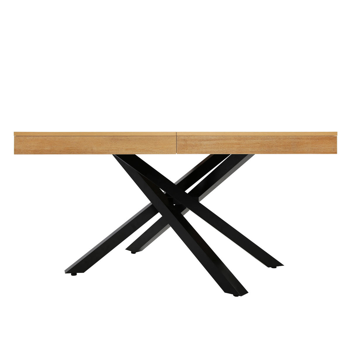 ESSTISCH Ausziehbar 140 bis 170 cm in Eiche hell - Eichefarben, Holzwerkstoff (140/90/75cm) - Home Collective