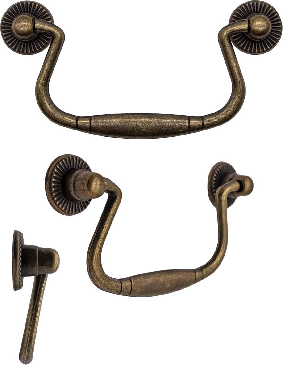MÖBELGRIFF Bronze 2er-Set - Orange, Metall (5/5/9.9cm)