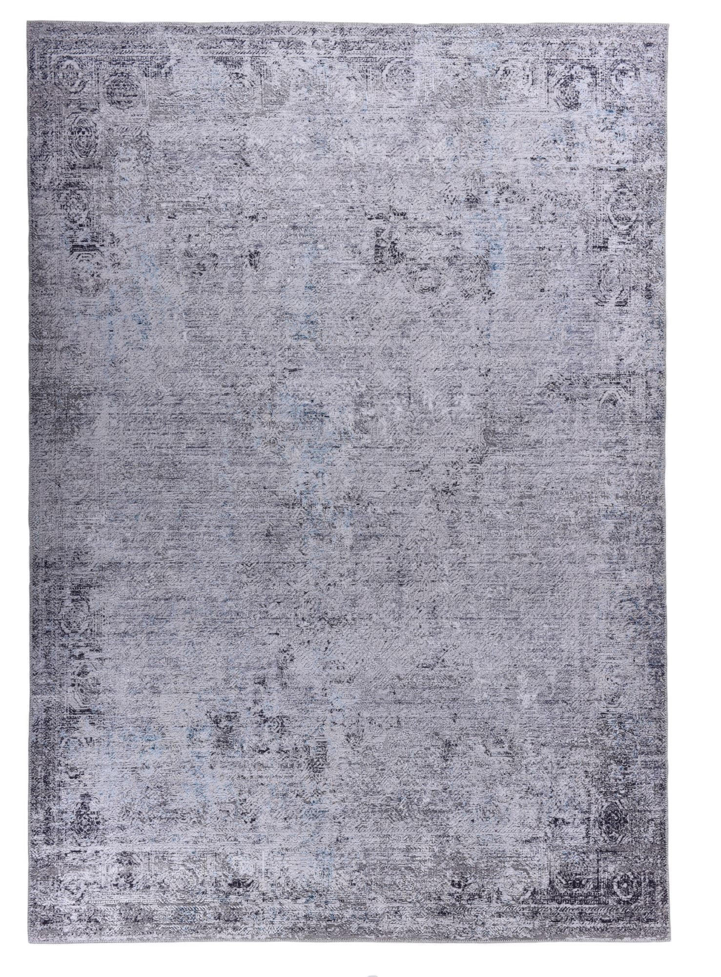 VINTAGE-TEPPICH Cecilia 70x140 cm - Grau, Textil (70/140cm) - Gino Falcone