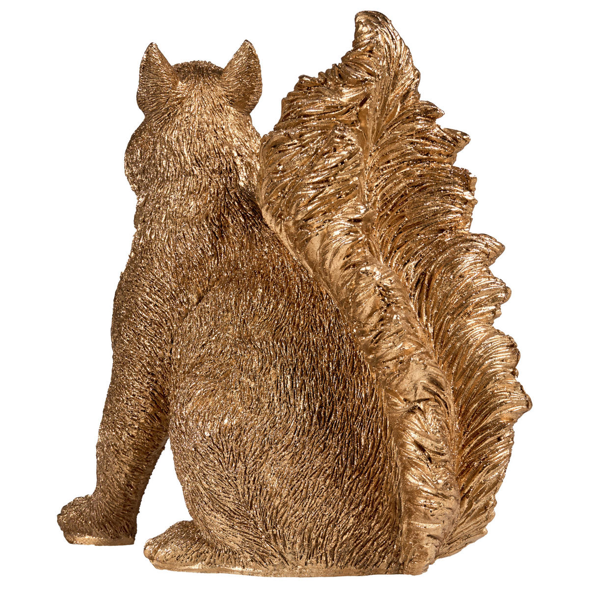 TISCHLAMPE Eichhörnchen Gold Pinoli - Messingfarben/Goldfarben, Kunststoff (23/13/24cm) - Beliani