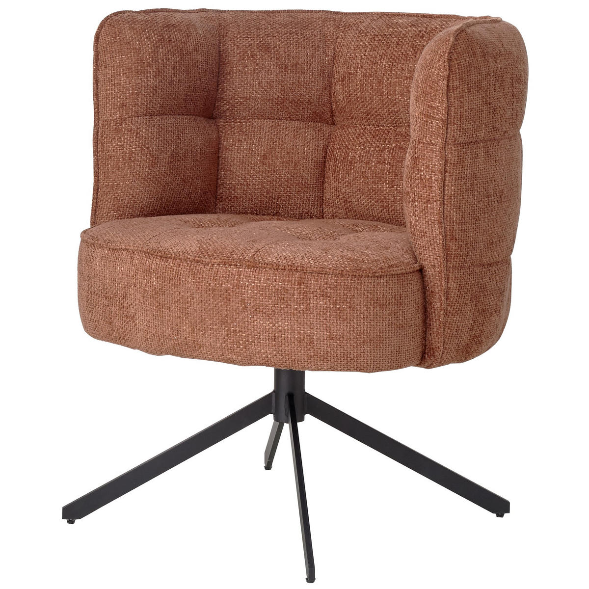 ESSZIMMERSTUHL Odin Braun 67/73/80cm - Braun, Textil (73/80/67cm) - PTMD Collection