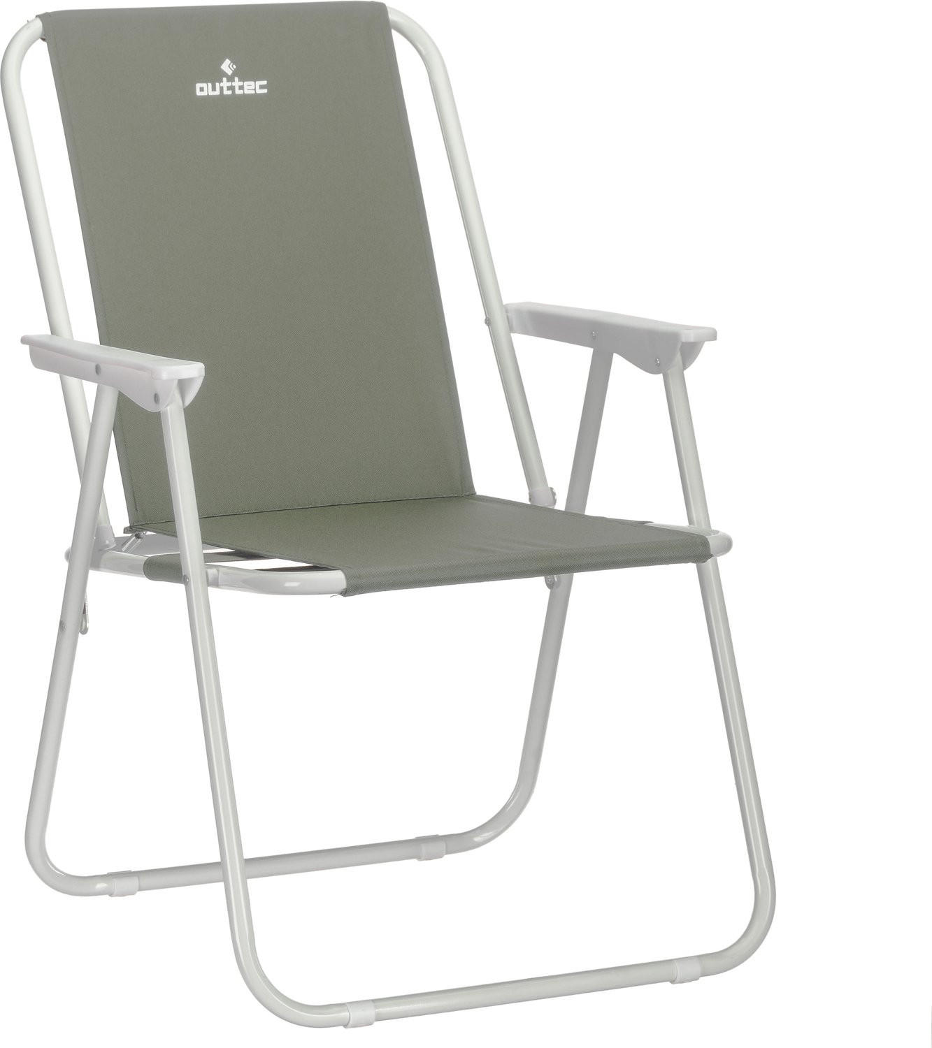 CAMPINGSESSEL bis 100 kg - Olivgrün, Textil (46/73/48cm) - Outtec
