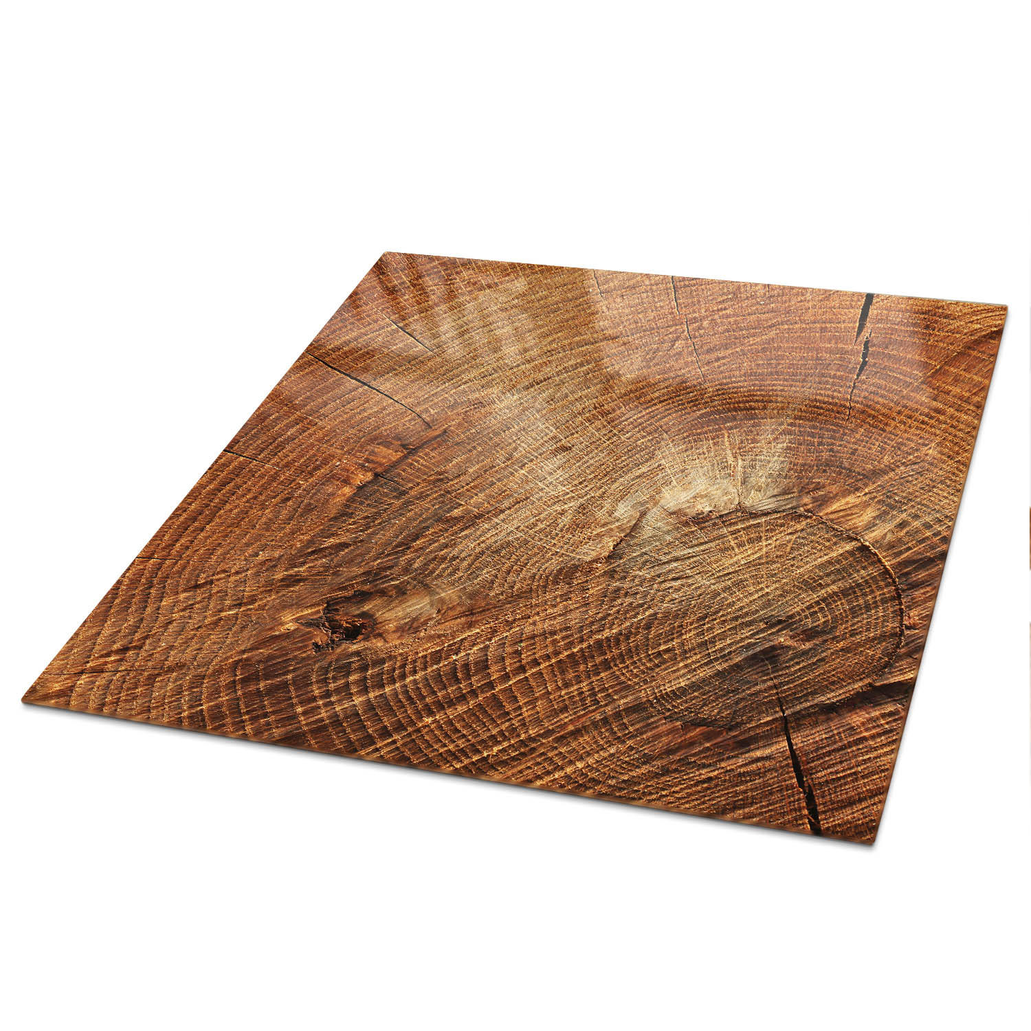 Wallfluent Tischplatte Braun 50x0.4x50 cm