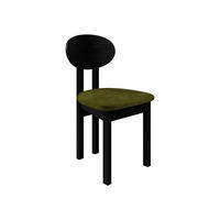 ESSZIMMERSTUHL Divo III - Schwarz/Grün, Holz/Textil (47/85/48cm) - MIRJAN24