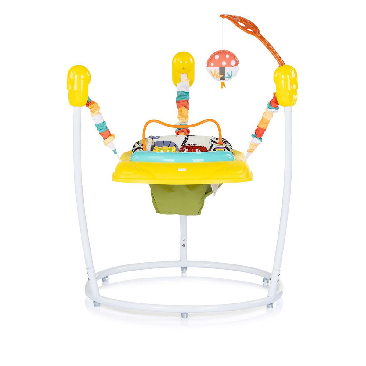 HOPSER Jumpy Car Musik Licht gelb Hängespielzeug Musikpanel verstellbar - Gelb, Metall (66/71/71cm) - Chipolino