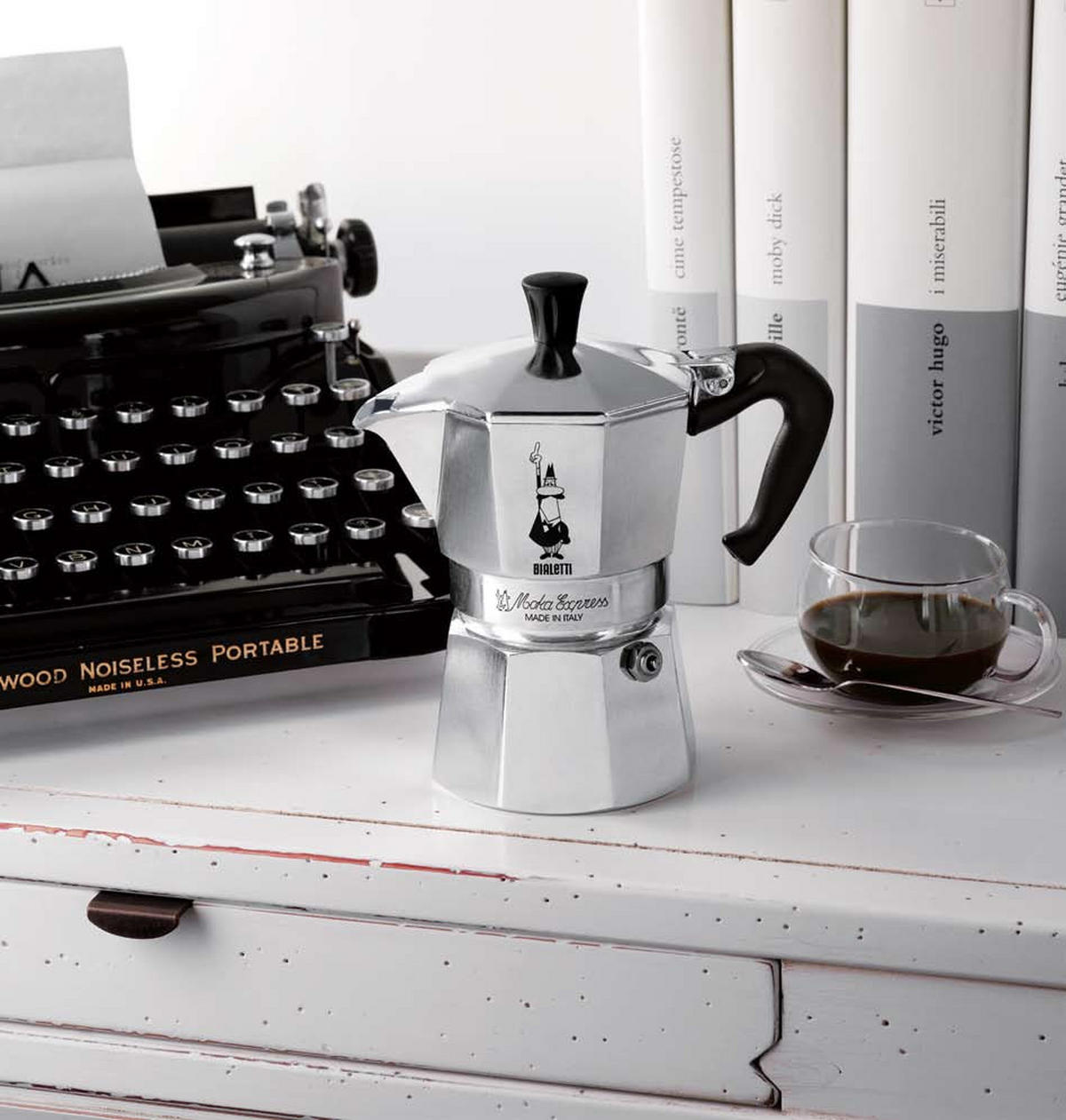PERKOLATOR Percolator Moka Express 4 Tassen - Silberfarben, Metall (2/18/9cm) - Bialetti