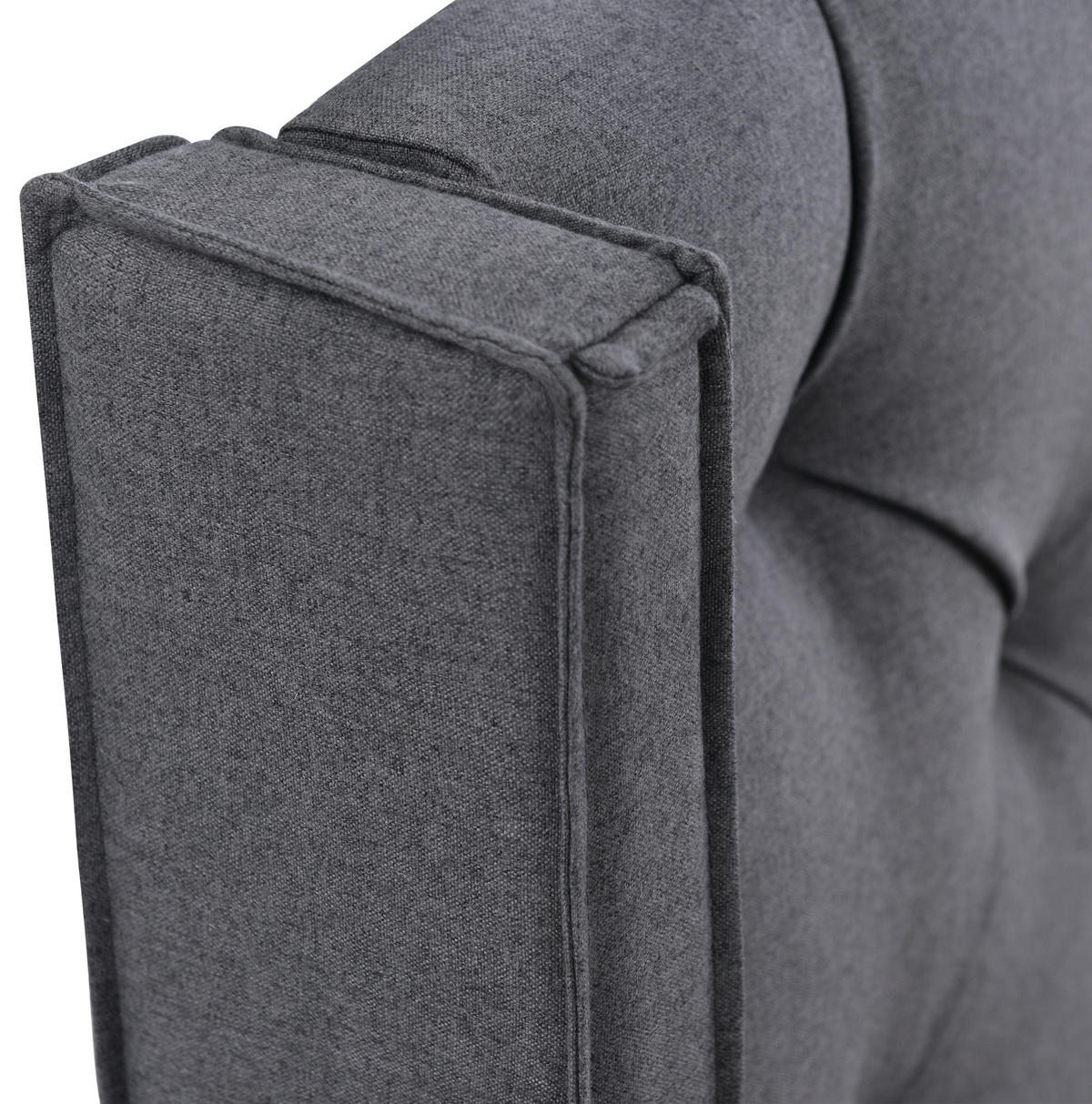 ČALÚNENÁ posteľ, 160/200 cm sivá s matracom a úložným priestorom - sivá, textil (160/200cm) - BEAOK