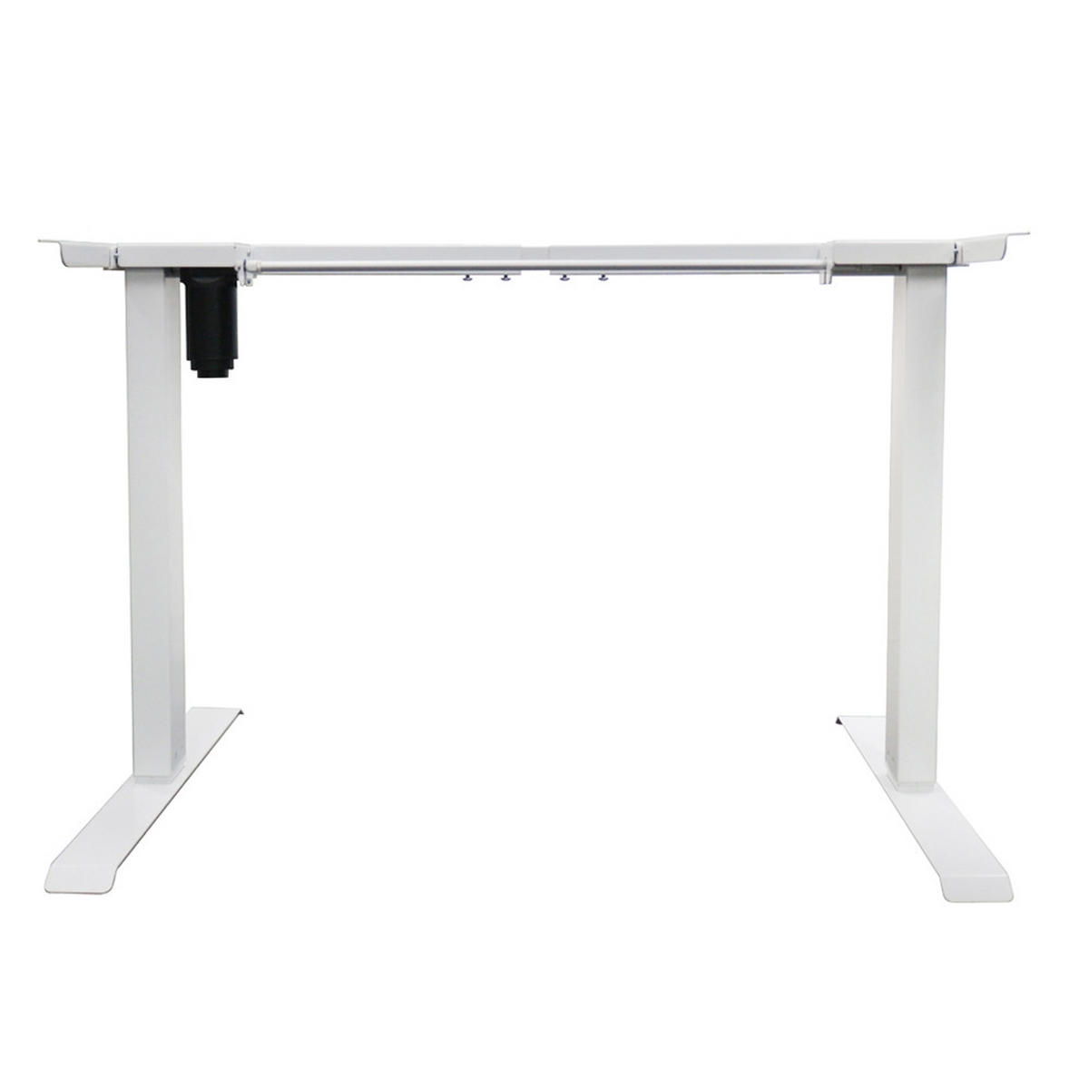 GESTELL für höhenverstellbaren Schreibtisch AXION - Weiß - Weiß, Metall (150/70/75cm) - Home Deluxe