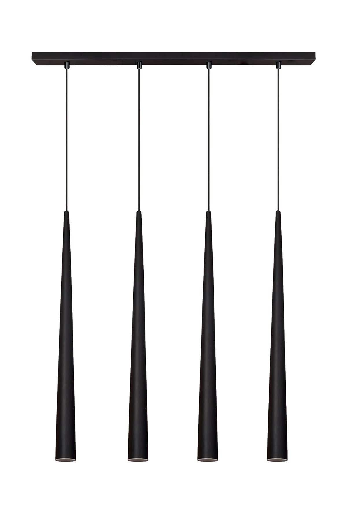 Bamyum Pendelleuchte Schwarz 1x70x70 cm