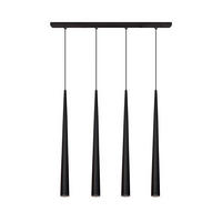 PENDELLEUCHTE Galway Hangelampe - Schwarz, Metall (70/1/70cm) - Bamyum