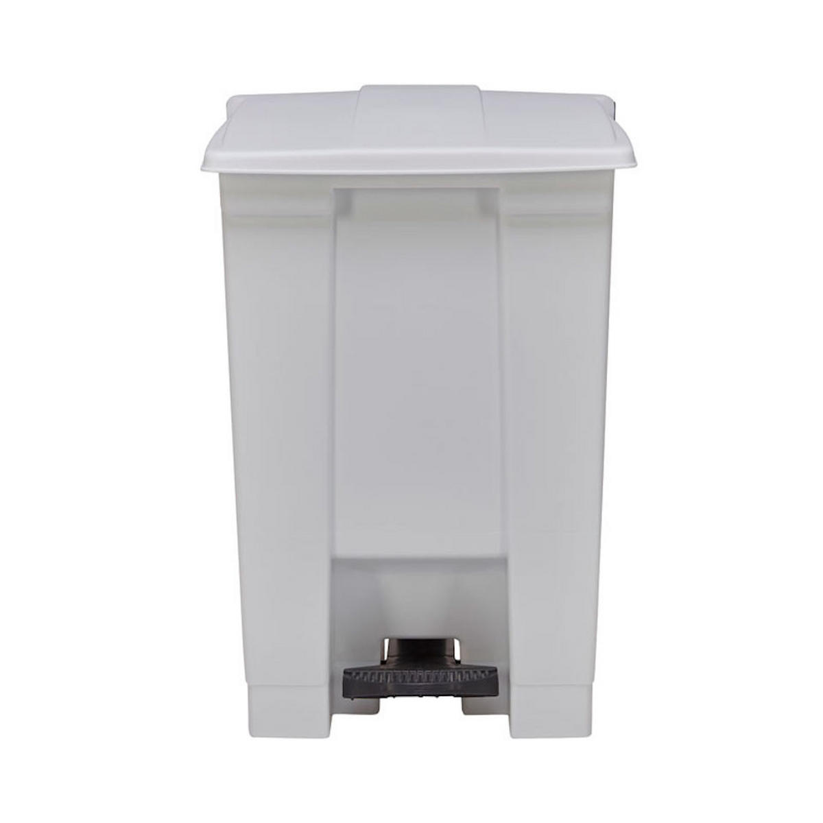 MÜLLEIMER Robuster Pedaleimer 68,1 Liter 67,3 x 41 x 50,2 cm Aus Konformen Polyethylen Weiß - Weiß, Metall (41/67.3/50.2cm) - PROREGAL