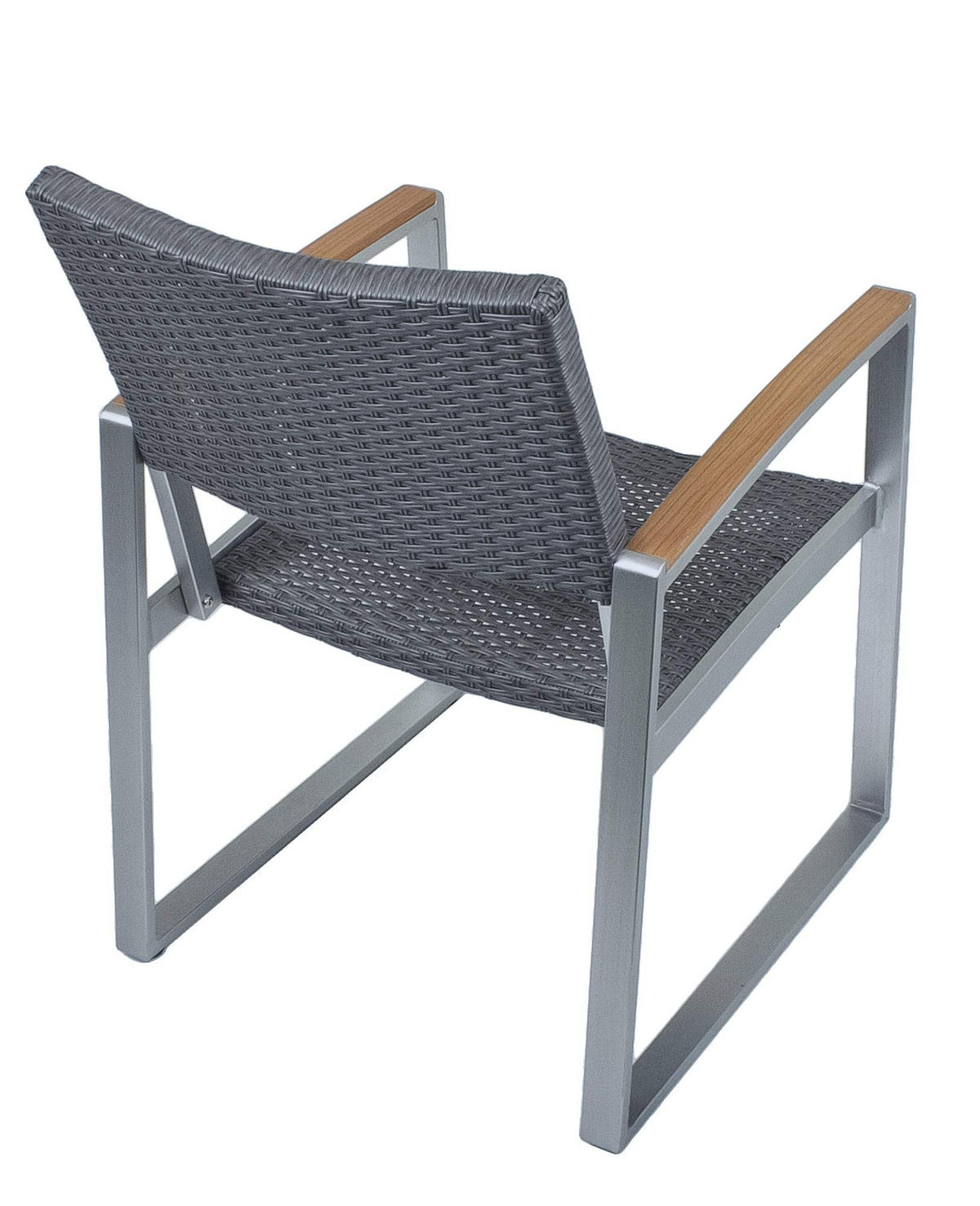 GARTEN-SITZGRUPPE Andy 7-teilig Kunststoffgeflecht - Hellbraun, Kunststoff - DELUKE