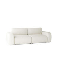 SCHLAFSOFA mit Bettkasten Varde Creme - Creme, Textil (255/85/105cm) - Fedve