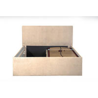 POLSTERBETT Gent Beige 180 x 200 x 32 cm Stauraum ohne hydraulische Funktion Mit hochwertiger Matratze H3 (bis 120 kg) und Lattenrost - Beige, Holz (180/200cm) - Halmon Schlafkomfort Betten 