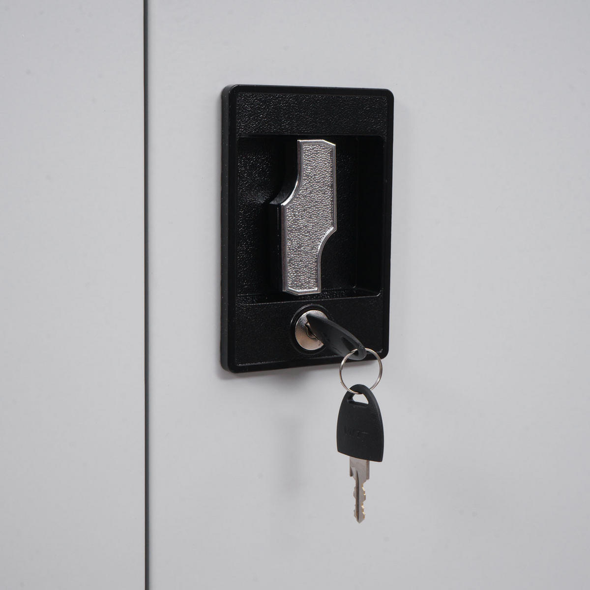 AKTENSCHRANK rollbar HxBxT 98x80x40cm 2 Türen abschließbar Stahl Dunkelgrau-Hellgrau - Dunkelgrau, Metall (80/98/40cm) - PROREGAL