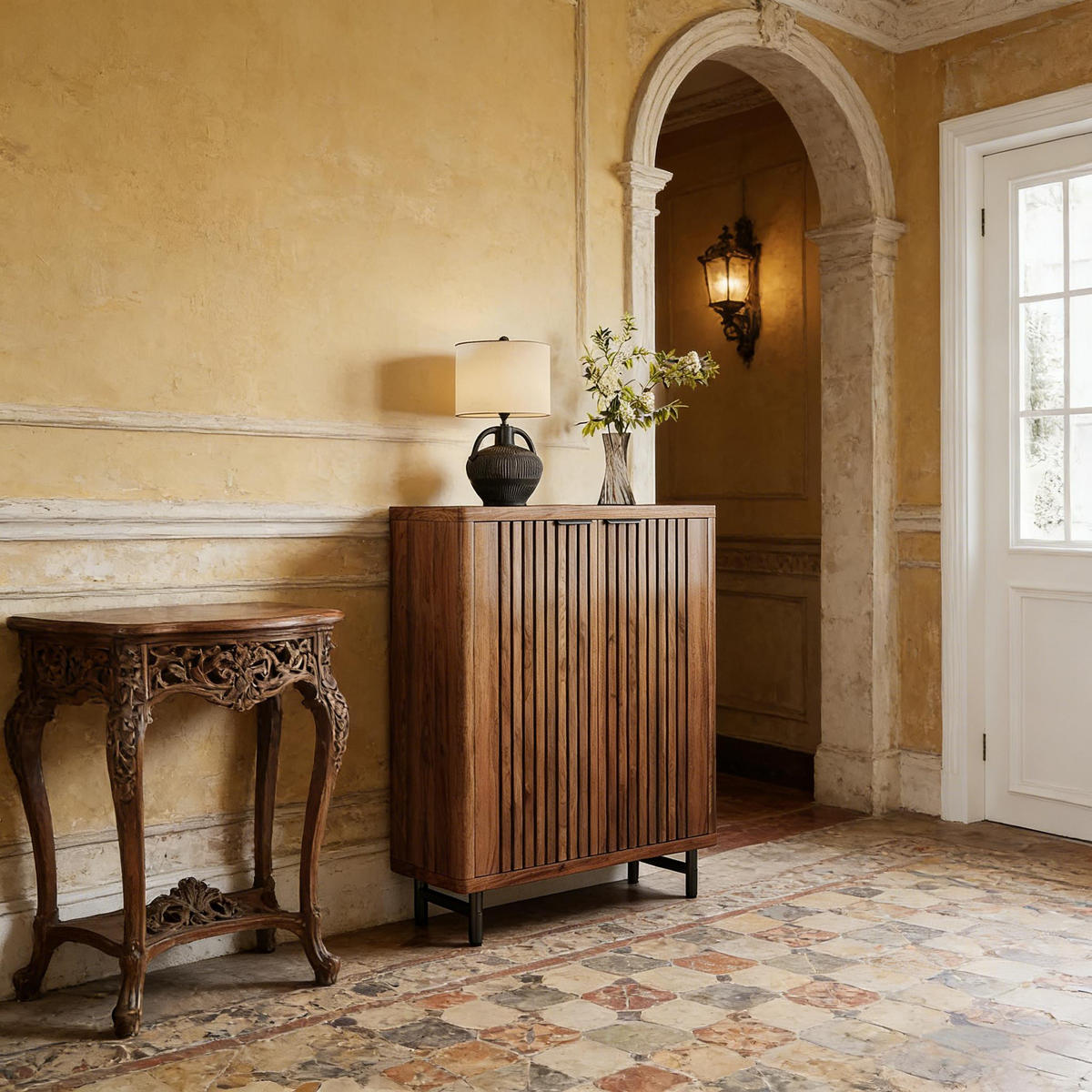 SCHUHSCHRANK Braun - Braun, Holzwerkstoff (13.79/43.34/33.49cm) - Kaket