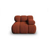 MODUL rechts Bellis aus 3D-Stoff ziegelrot - Orange, Textil (94/70/94cm) - Micadoni
