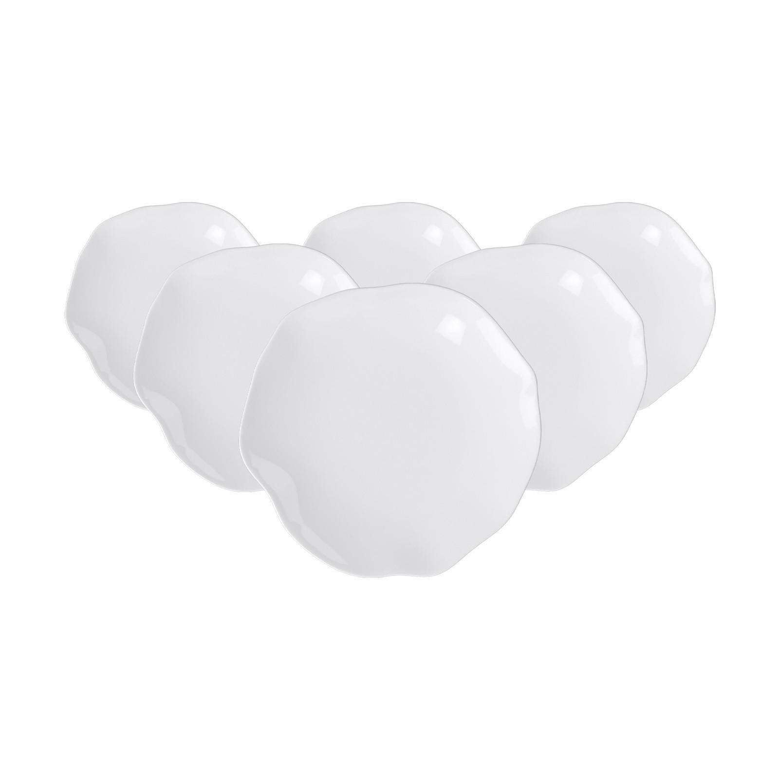 FRÜHSTÜCKSTELLER Pura weiß ø 22 cm 6er Set - Weiß, Keramik (22cm) - Villeroy & Boch