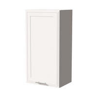 HÄNGESCHRANK Salo W4/50 Weiß / Weiß Matt 50 / 32,5 / 96cm - Weiß, Holz/Holzwerkstoff (50/96/32.5cm) - Feldmann-Wohnen