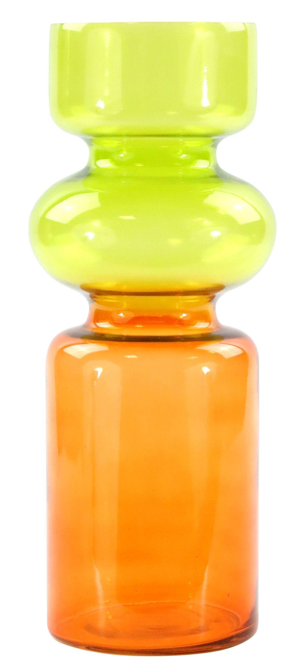 VASE Multicolor orange-gelb - Gelb, Glas (28cm) - FURNARO