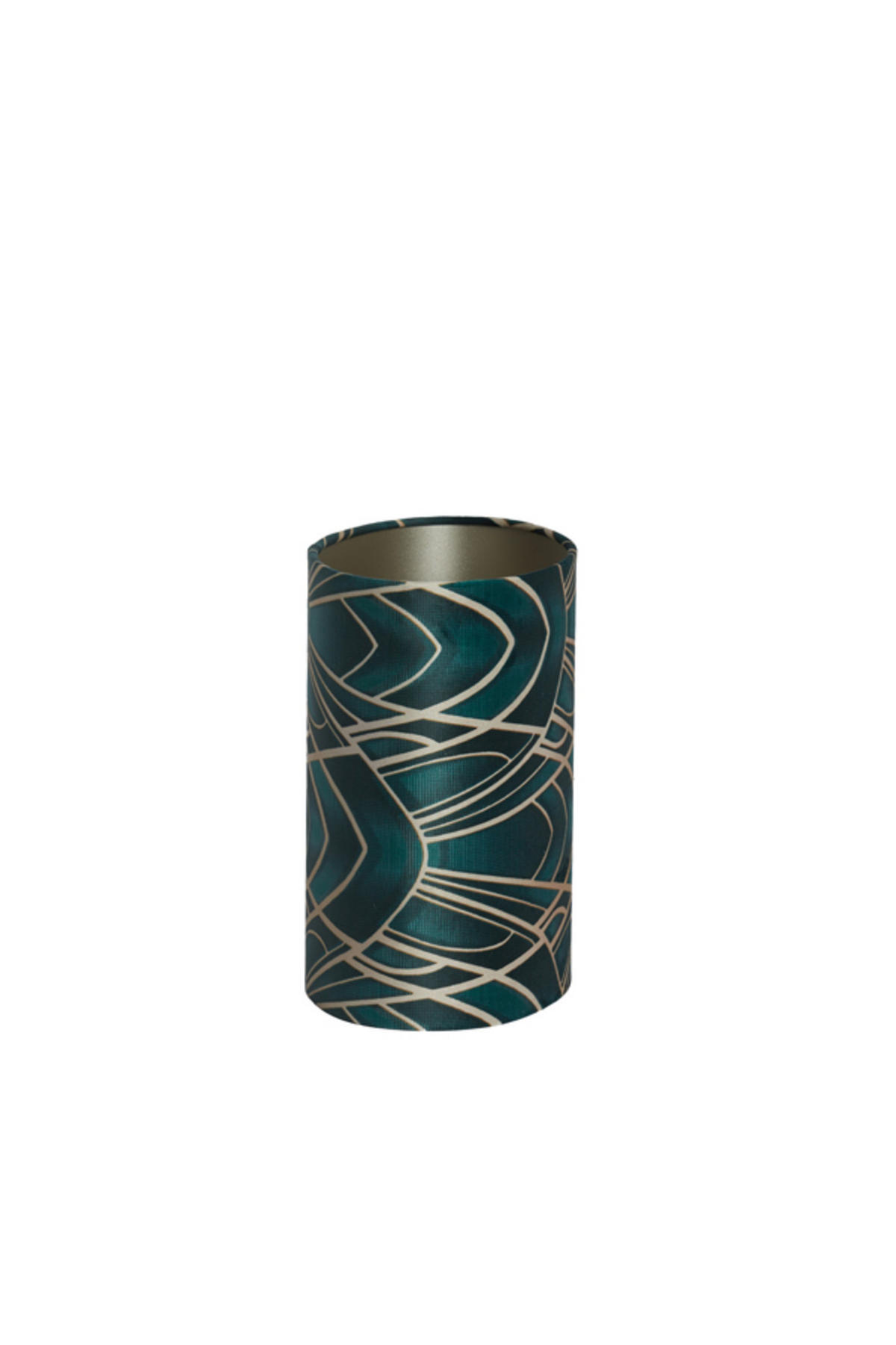 LAMPENSCHIRM Tiara Grün 38/17,5/28 cm - Grün, Textil (38/17.5/28cm) - Light & Living