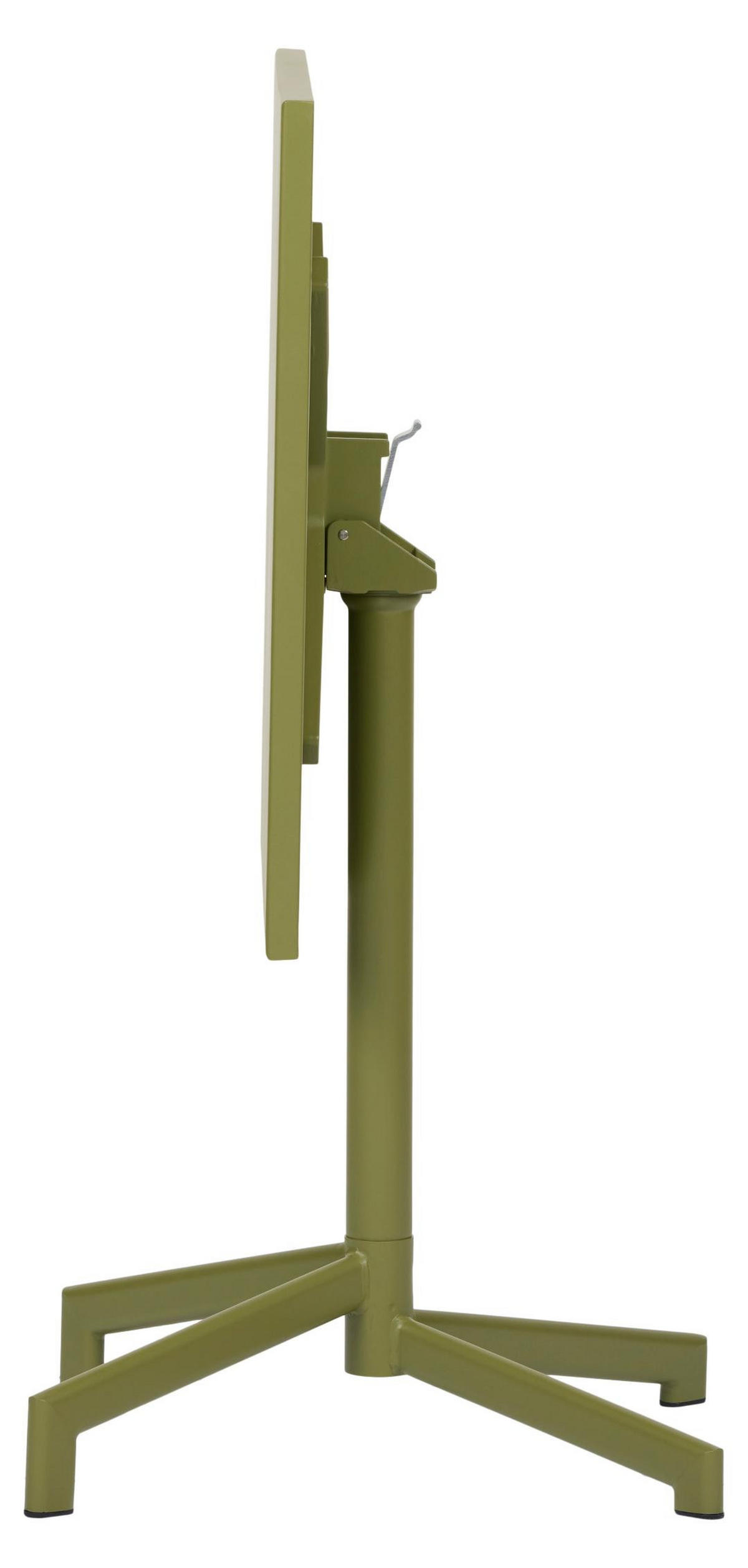 CAFÉTISCH, Adam, Grün, Stahl, 60 x 60 x 73 cm - Grün, Metall (60/60/73cm) - ebuy24