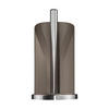 PAPIERROLLENHALTER - Warm Grey - Graubraun, Metall (15.5/30/15.5cm) - Wesco