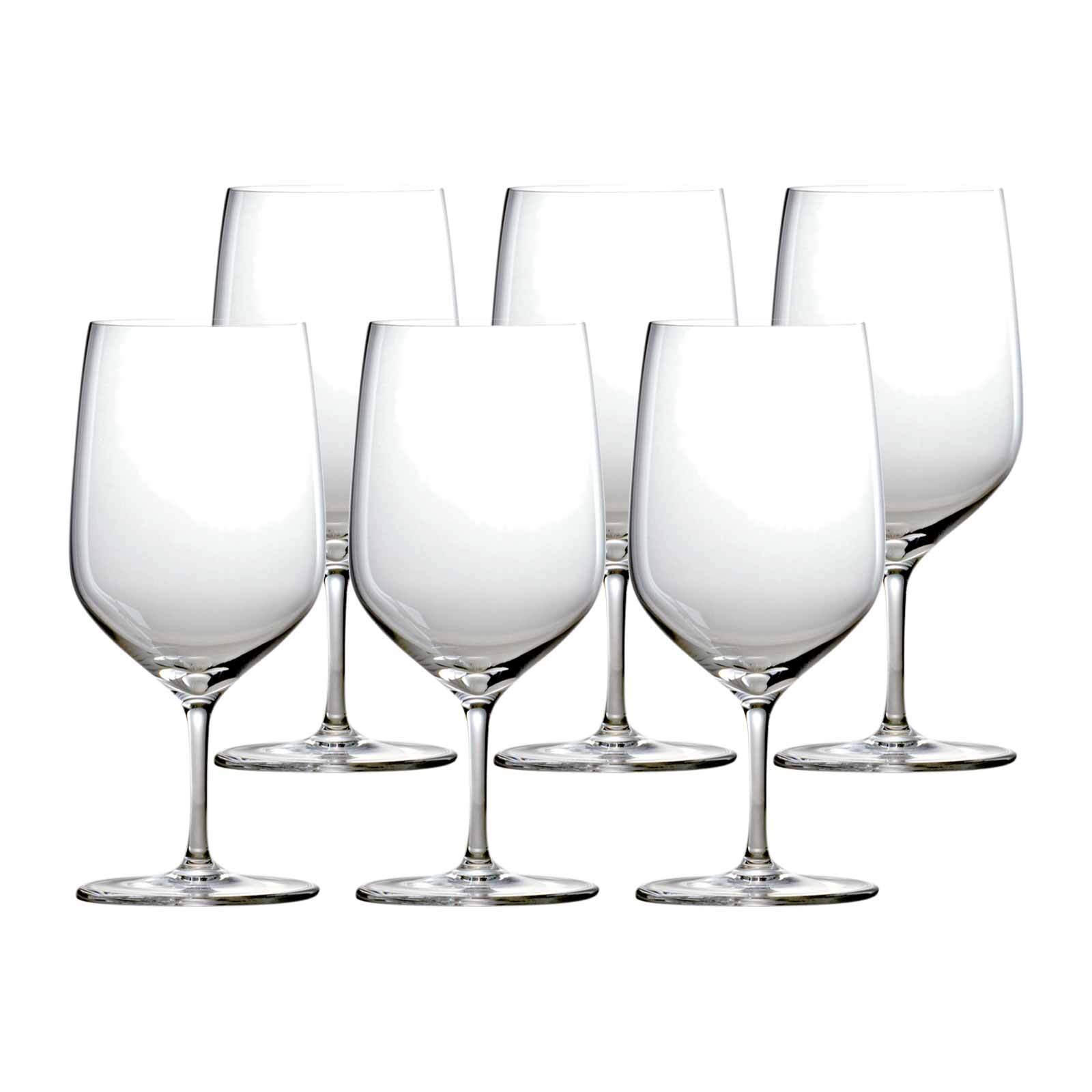 WASSERKELCHE MUNDGEBLASEN Q1 transparent 460 ml 6er Set - Transparent, Glas (0.46L) - Stölzle Lausitz
