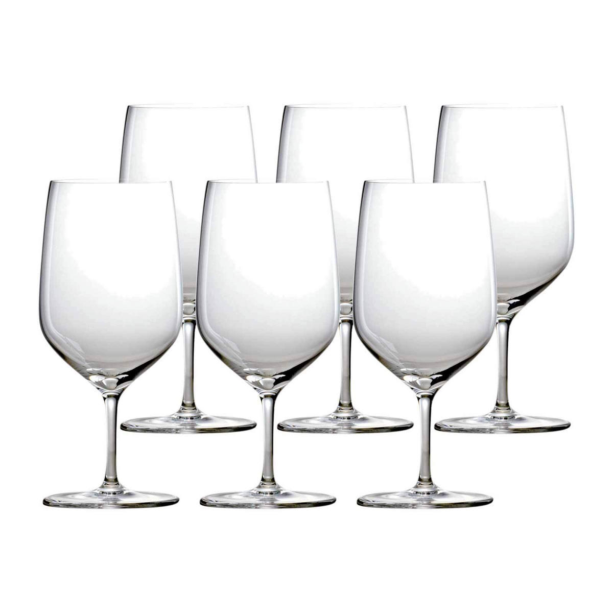 WASSERKELCHE MUNDGEBLASEN Q1 transparent 460 ml 6er Set - Transparent, Glas (0.46L) - Stölzle Lausitz