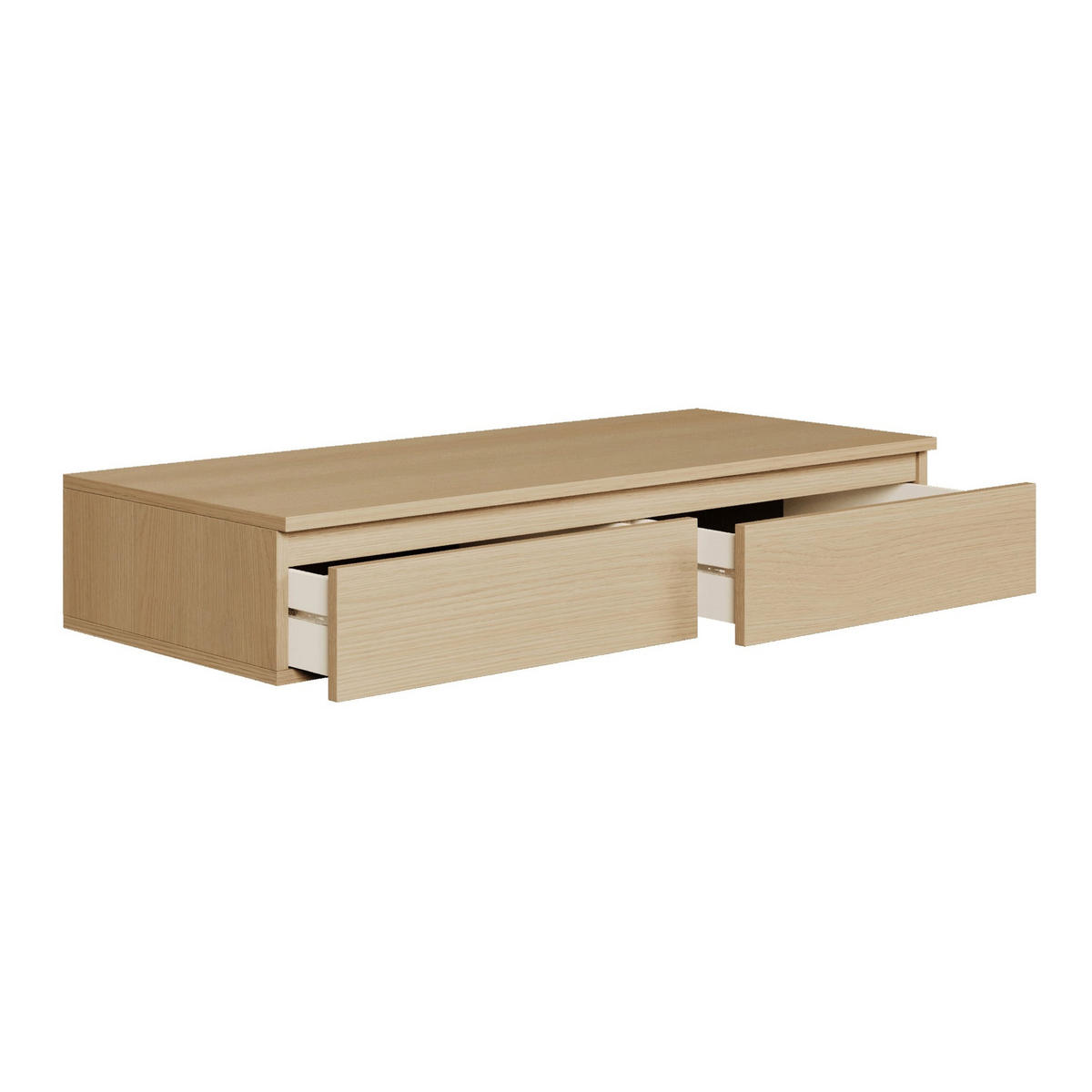 HÄNGESCHREIBTISCH / SCHMINKTISCH Bemmi Eiche Lindberg 120 cm - Eichefarben, Holzwerkstoff (50/120/19cm) - Selsey
