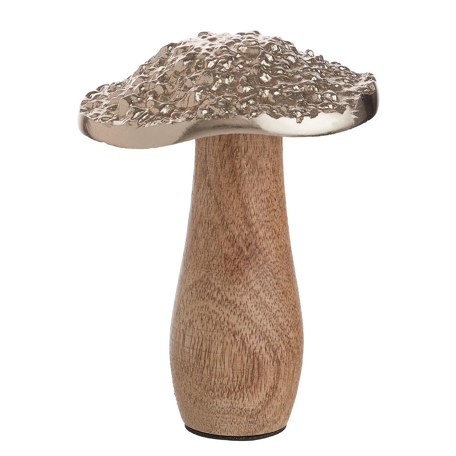 DEKO-PILZ Harvest Splendor - Goldfarben, Holz/Metall (9/11/9cm) - Butlers