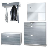 GARDEROBE Kolmio Fronten in Avola-Anthrazit - Anthrazit, Holzwerkstoff (190/185/33cm) - Vladon
