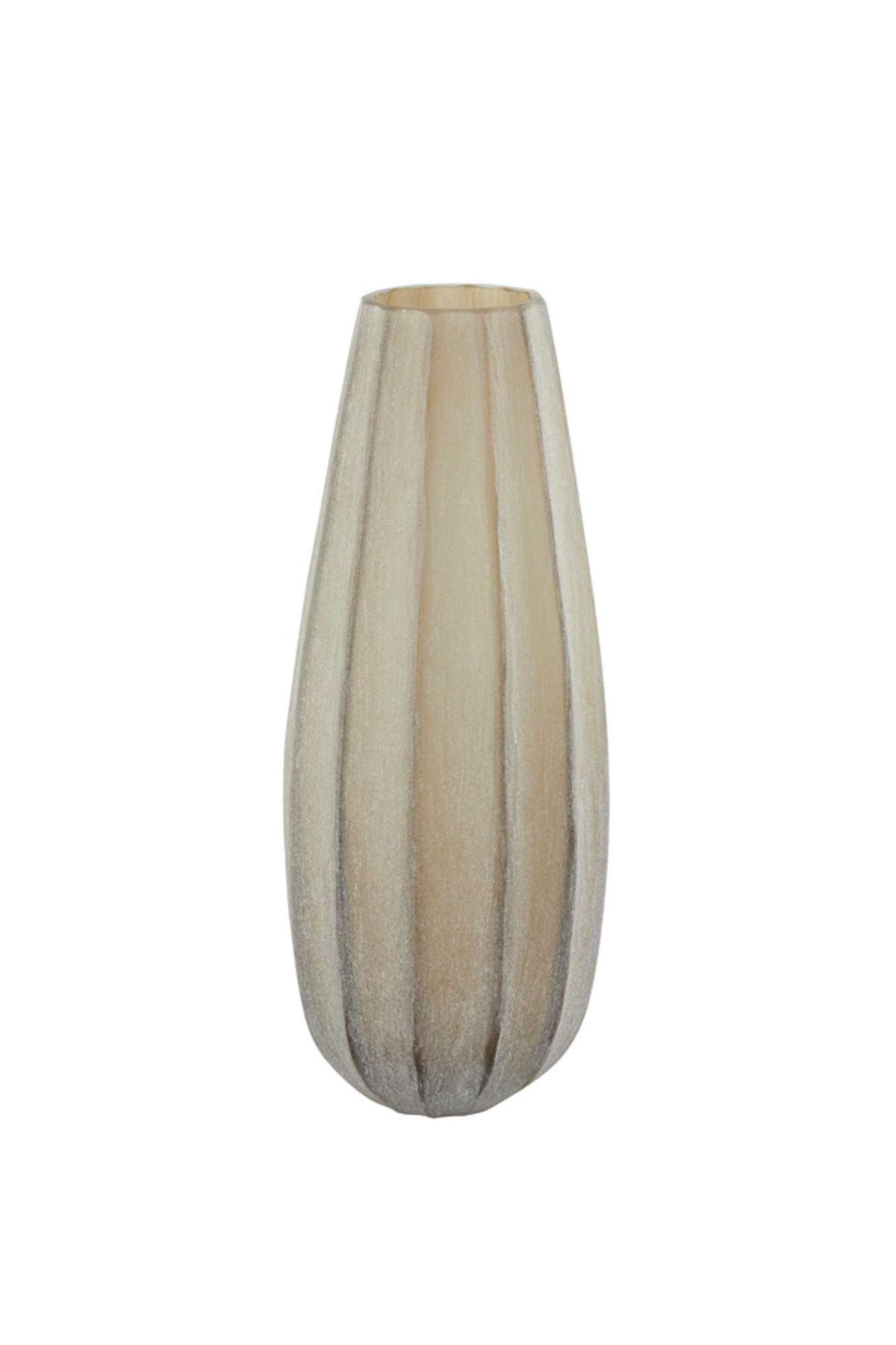 VASE Bradley Braun Ø17,5/44,5 cm - Braun, Glas (17.5/44.5cm) - Light & Living