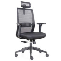 BÜROSTUHL Napoli Deluxe 4D - NEN-EN 1335 - Schwarz - Schwarz, Textil (70/118/62cm) - Sedero