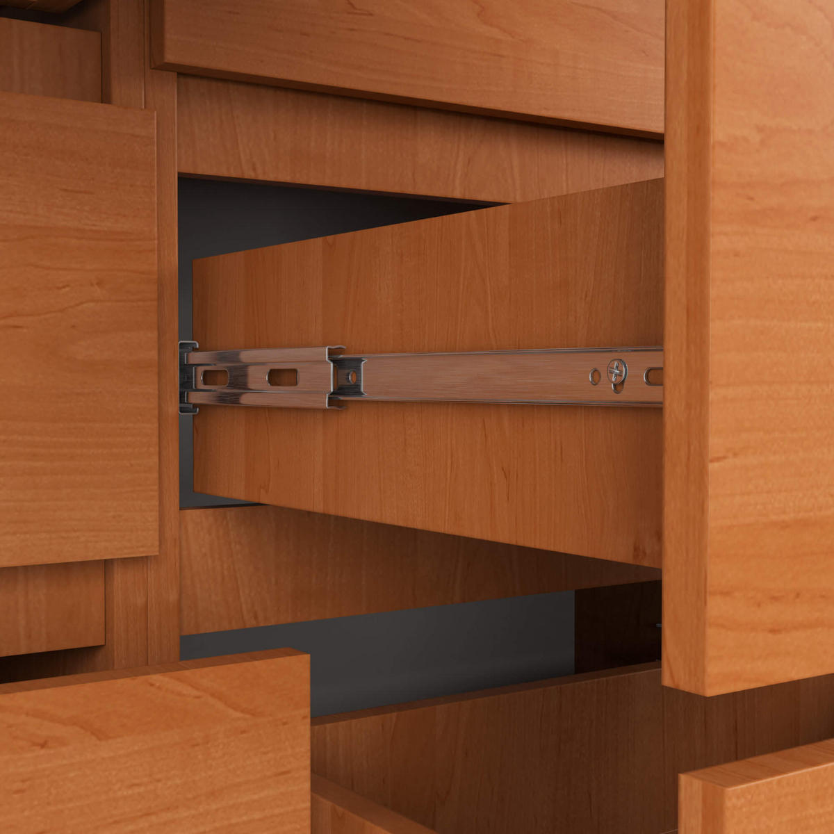 KOMMODE Erlefarben 99/120/40 - Erlefarben, Holzwerkstoff (120/99/40cm) - RAUMHIRSCH FURNITURE