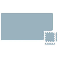 BODENSCHUTZMATTE 30x30x1 cm, Grau, 9er Set - Grau, Kunststoff (30/30cm) - eyepower