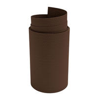 SICHTSCHUTZSTREIFEN DELUX-R Einzelstreifen mit Wabenstruktur Braun 2,55m - Braun, Kunststoff (255/19cm) - ZAUN|ZU