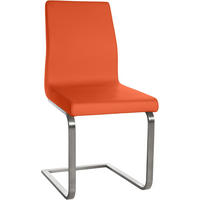 ESSZIMMERSTUHL Belfort 90x40x50 cm orange - Orange, Leder (40/90/50cm) - furnicato
