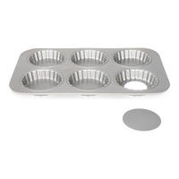 BACKFORM Silber 38.5/24.5/4.5 cm P03569 - Silberfarben, Metall (24.5/4.5/38.5cm) - Patisse 