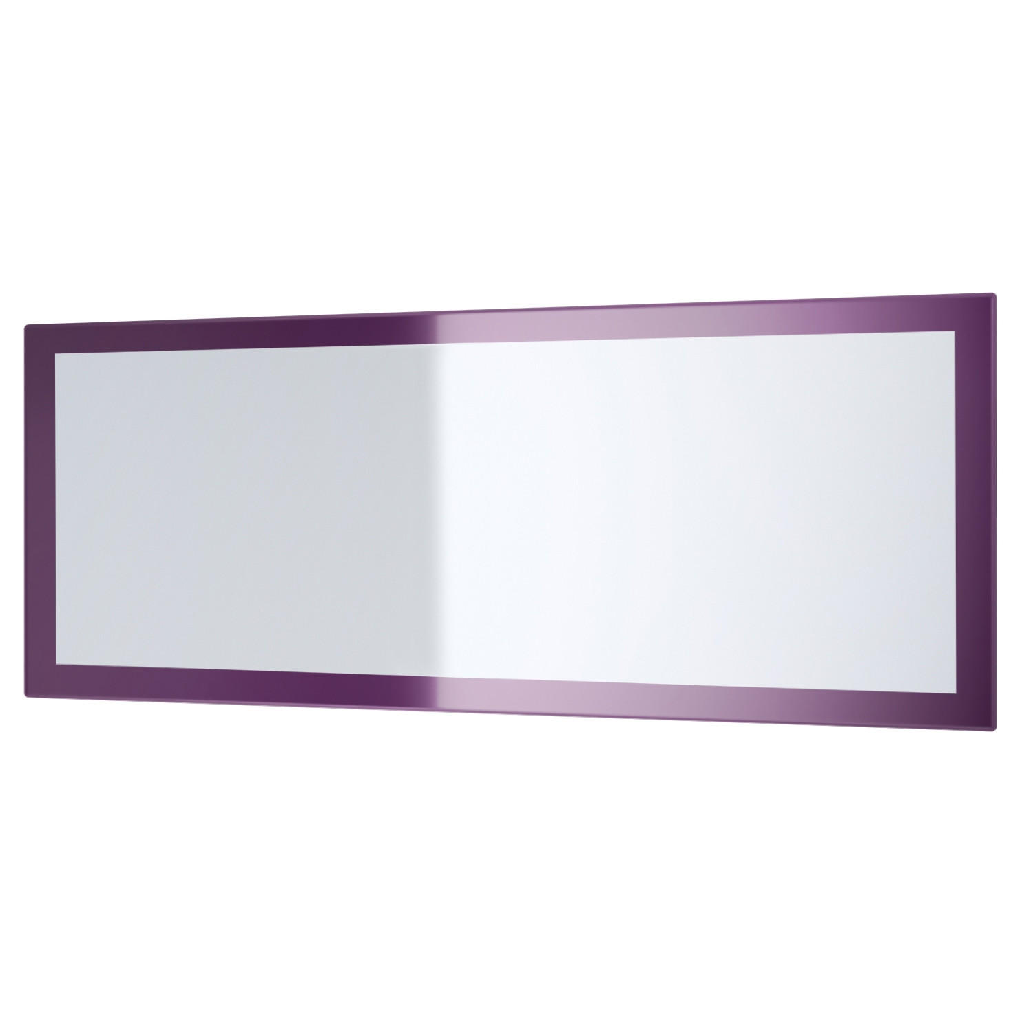 SPIEGEL Lima Brombeer Hochglanz - Brombeere, Holzwerkstoff (139/55/2cm) - Vladon