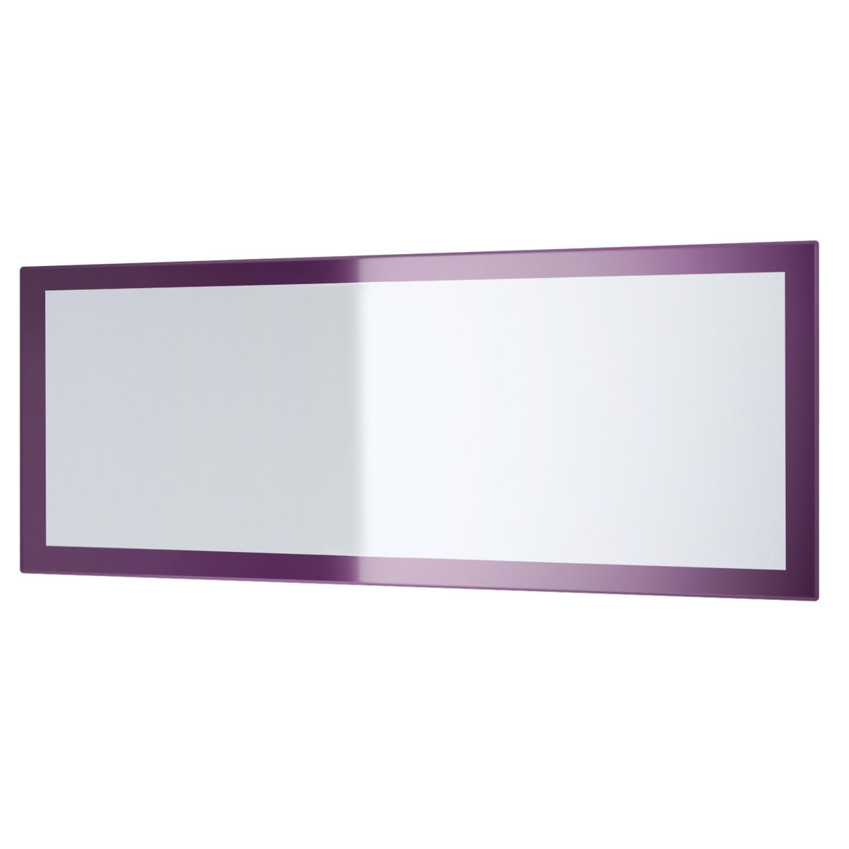 SPIEGEL Lima Brombeer Hochglanz - Brombeere, Holzwerkstoff (139/55/2cm) - Vladon