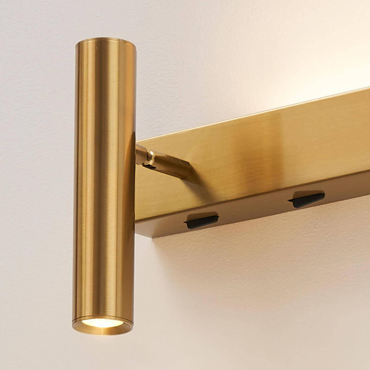 WANDLEUCHTE Lodvi, Messing, 30cm - Goldfarben, Metall (30/18.5/30cm) - KOSILUM