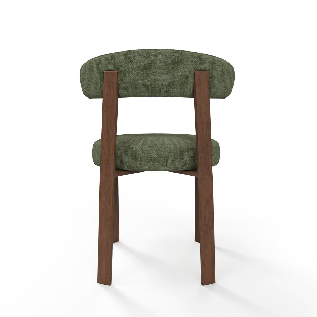 ESSZIMMERSTUHL Chenille-Samt Khakigrün 51cm - Olivgrün/Grün, Textil (51/79.5/54.5cm) - Sia Home