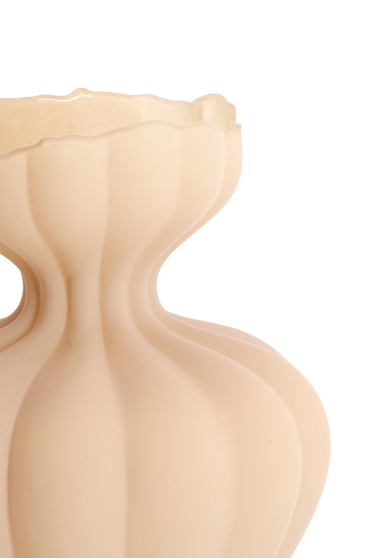 VASE Varenna Braun Ø26/32 cm - Braun, Glas (26/32cm) - Light & Living