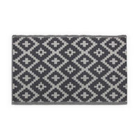 OUTDOORTEPPICH Teppich Wetterfest und UV-Beständig ( 160x230cm / Ethno ) für Garten, Balkon, Terrasse - Hellgrau/Grau, Kunststoff (160/230cm) - Bestlivings