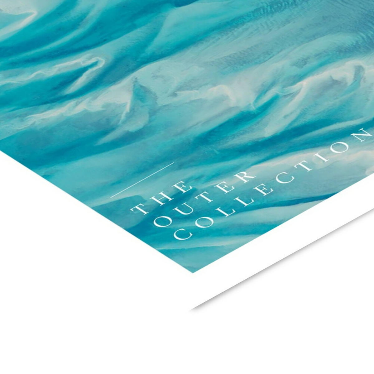 POSTER mit Rahmen Arch Atelier - The Outer Collection – 002 - Blau/Schwarz, Holz/Papier (70/100cm) - Poster&Frame